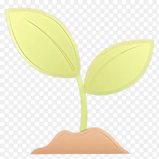 卡通 叶子 黄色
