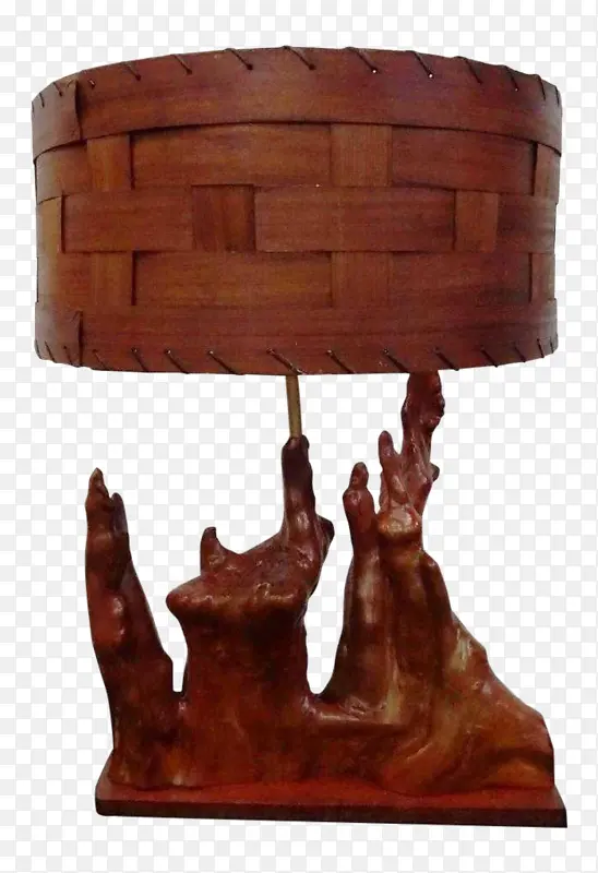 木材 桌子 电灯