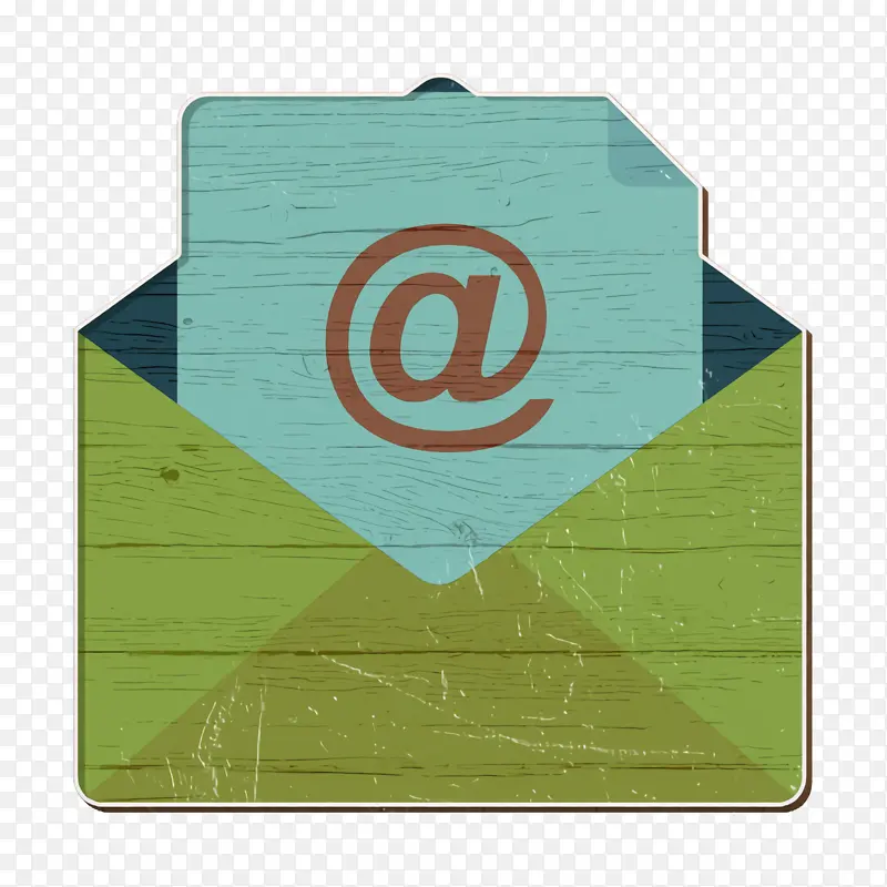 邮件图标 电子邮件图标 数字营销图标