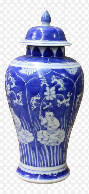 采购产品青花陶器 花瓶 瓷器