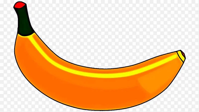 香蕉 橙色 黄色