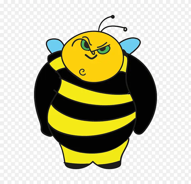 蜜蜂 笑脸 黄色