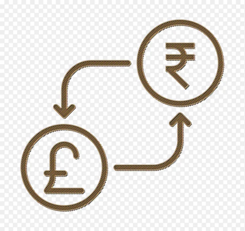 转换图标 货币图标 英镑图标