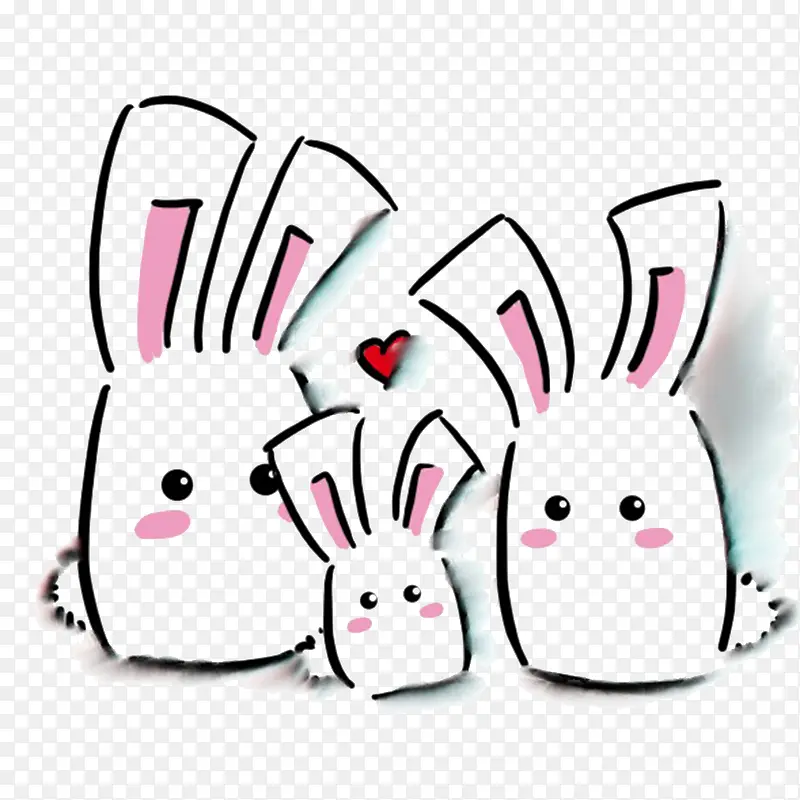 复活节兔子 绘画 兔子
