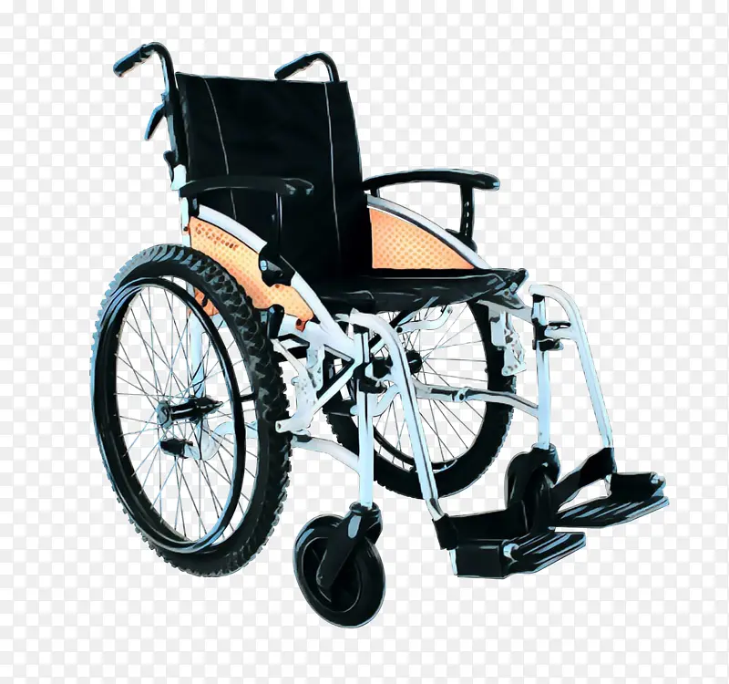 波普艺术 复古 轮椅