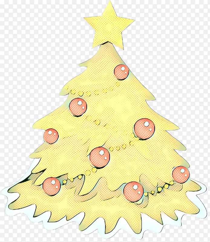 波普艺术 复古 圣诞树