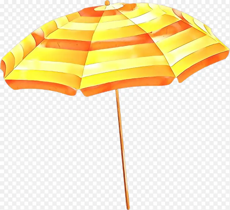 卡通 雨伞 橙色