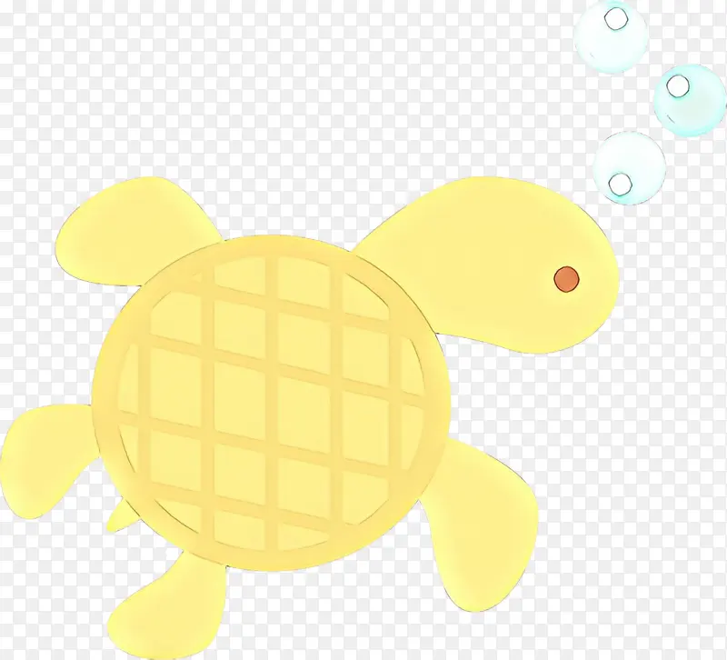 卡通 海龟 黄色