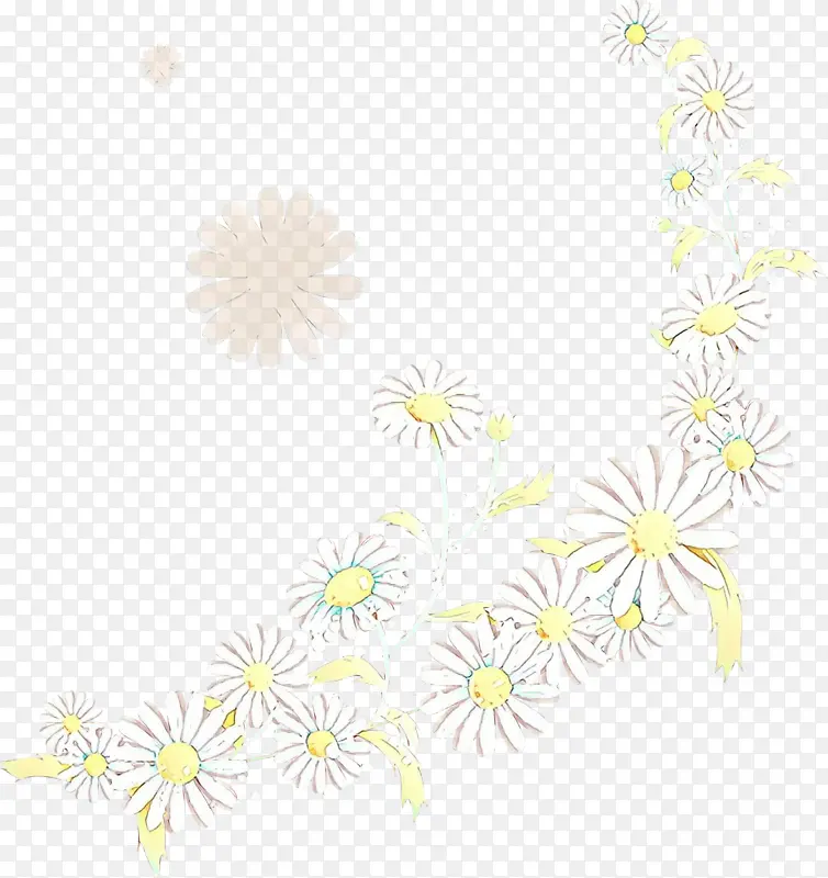 卡通 花卉设计 菊花