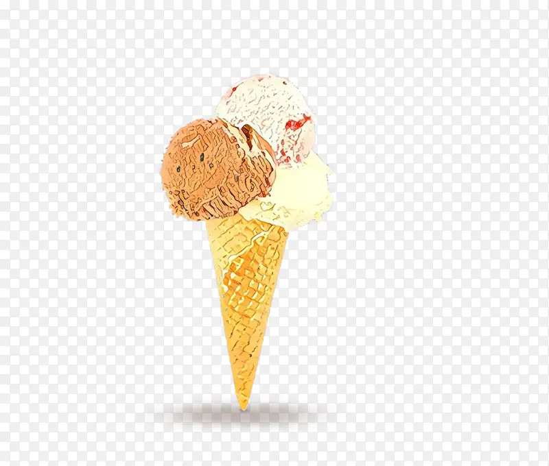 卡通 冰淇淋 蛋卷冰淇淋