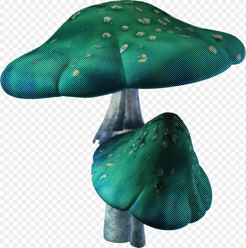 绿松石 蘑菇 雕像