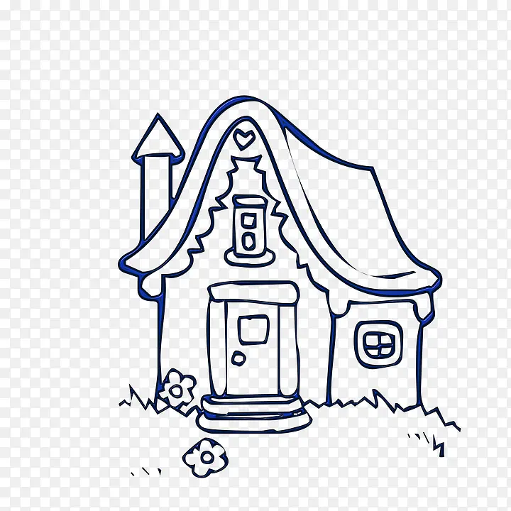 房屋 小屋 绘画