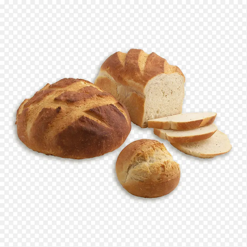 碱液面包卷 黑麦面包 面包