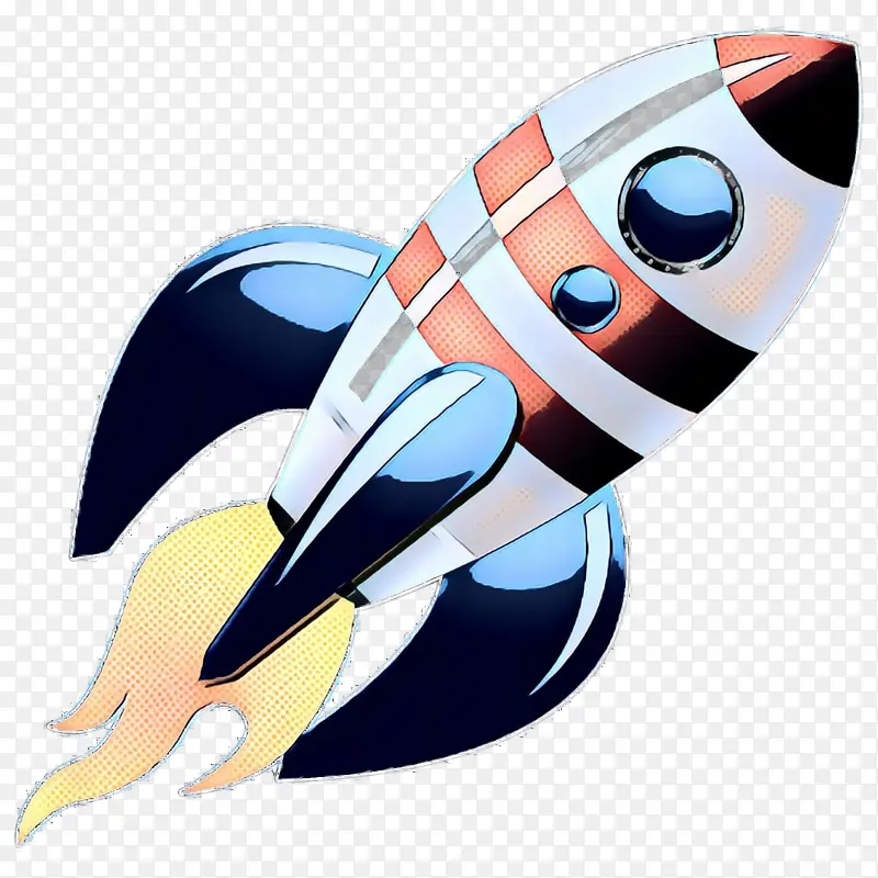 波普艺术 复古 火箭