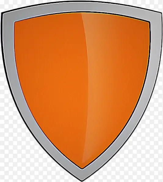 盾 橙色 徽章