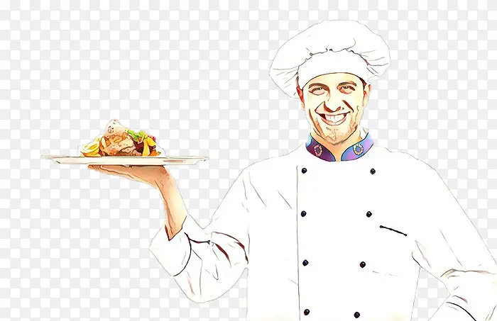 卡通 厨师 厨师长