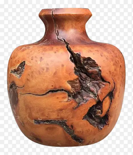 花瓶 木材 陶器