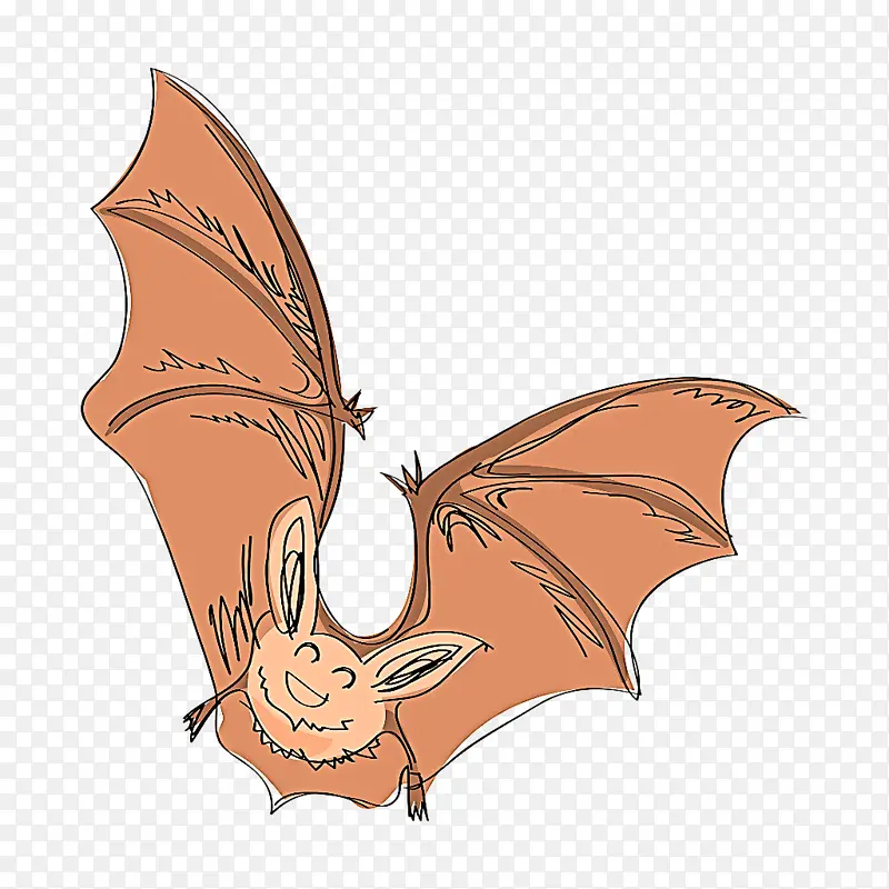 卡通 翅膀 蝙蝠