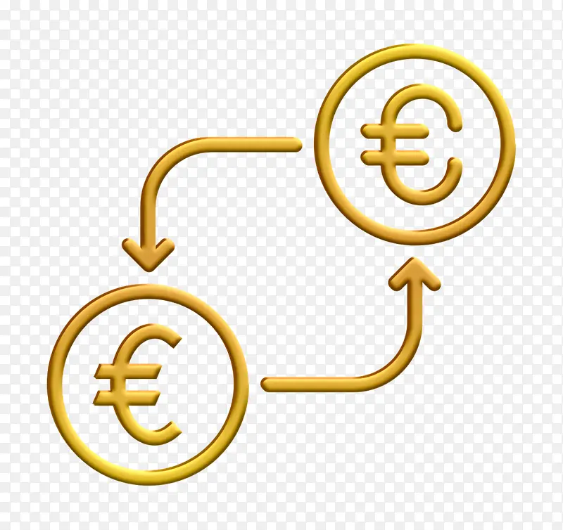 转换图标 货币图标 欧元图标