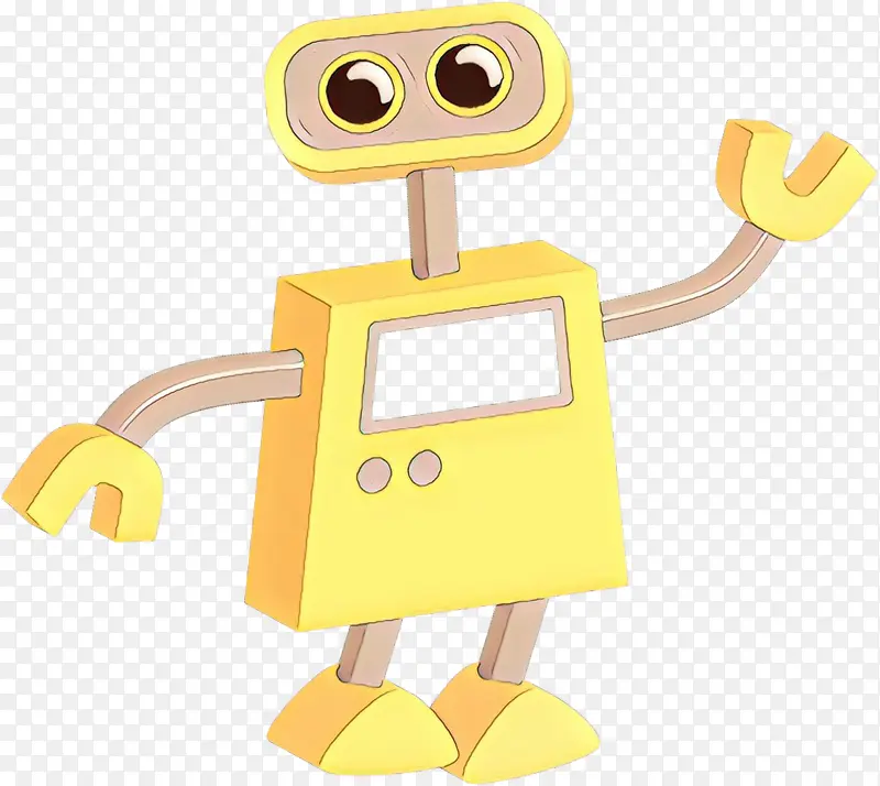 卡通 黄色 机器人