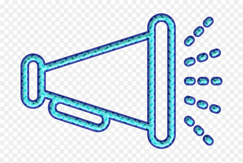 扩音器图标 基本设置图标 喊叫图标