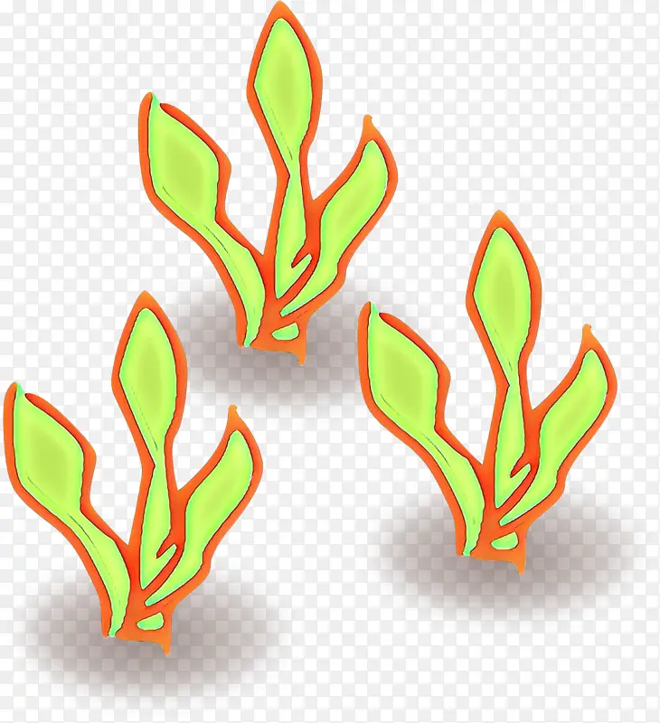 卡通 叶子 植物