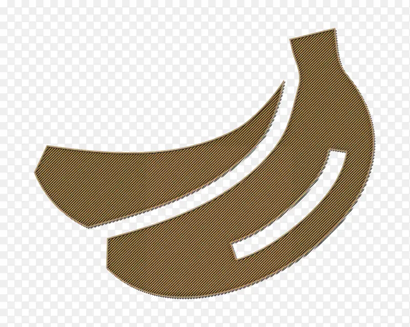 香蕉图标 束状图标 水果图标