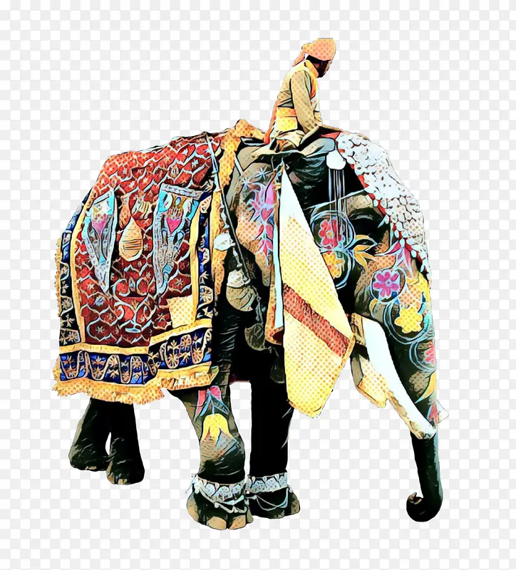 波普艺术 复古 大象