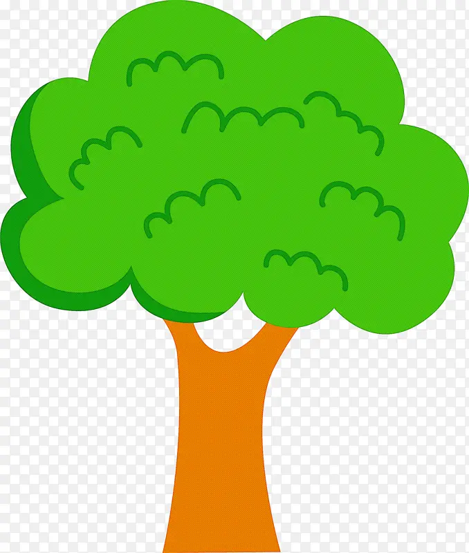绿色 叶子 树
