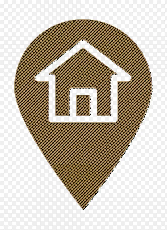 家庭地址图标 电子商务图标 徽标