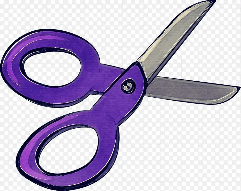 采购产品剪刀 紫色 切割工具