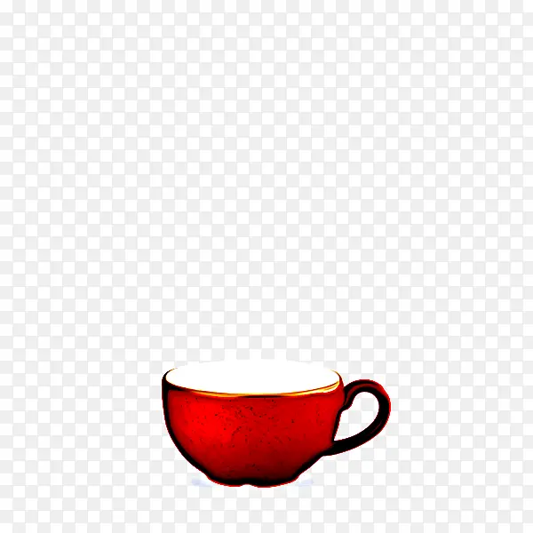 杯子 红色 茶杯