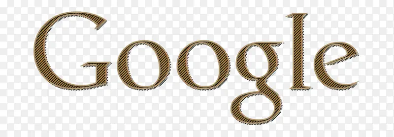 谷歌图标 黄铜 金属