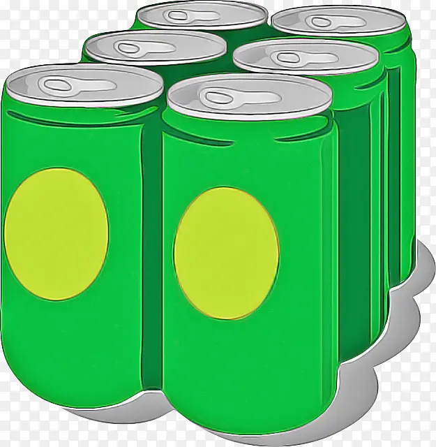 饮料罐 绿色