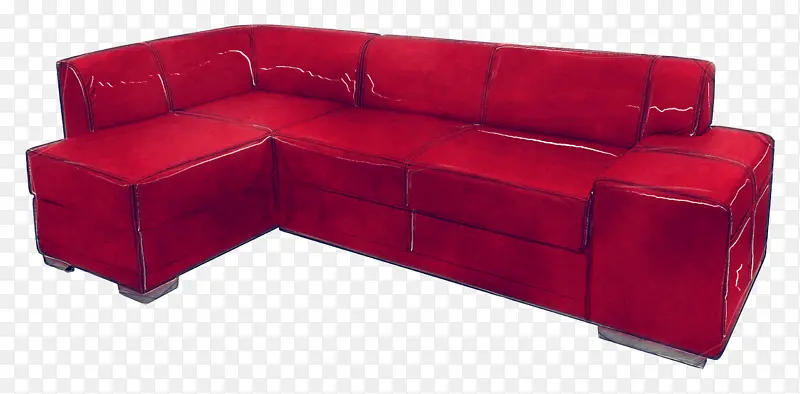 采购产品家具 红色 沙发