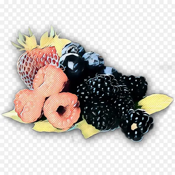 波普艺术 复古 黑莓
