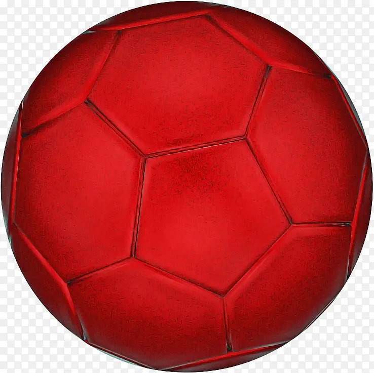 足球 红色 球