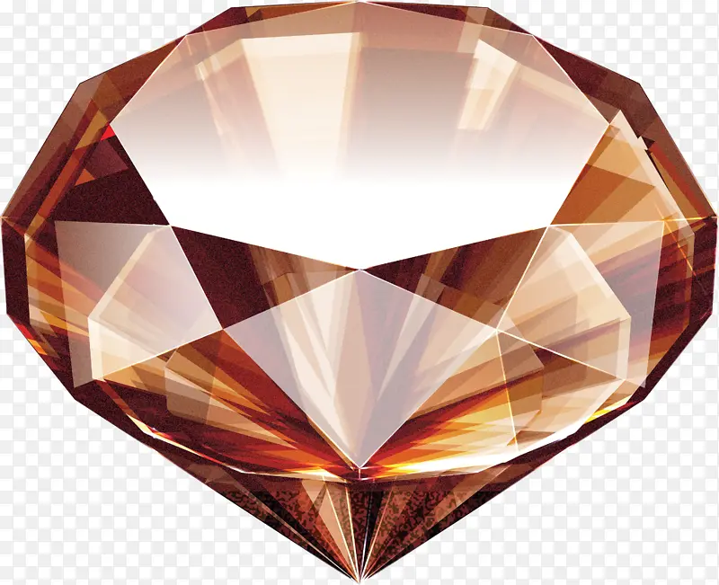 橙色 钻石 宝石