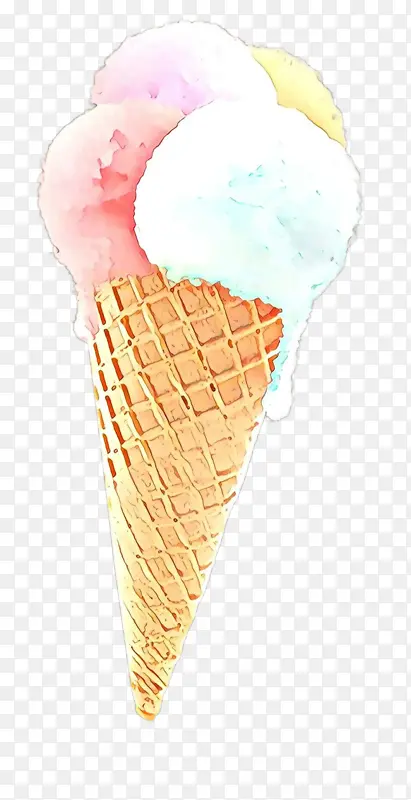 卡通 冰淇淋筒 软冰淇淋