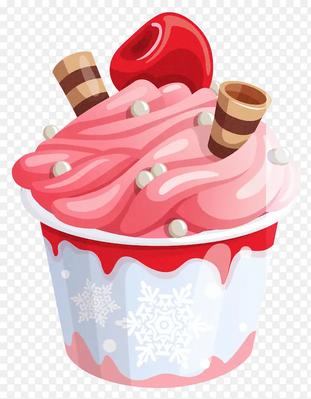 冷冻甜点 冰淇淋 烘焙杯