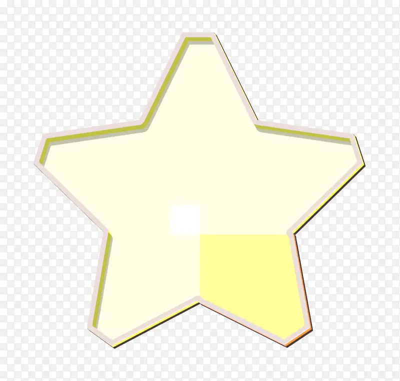 最喜欢的图标 星星图标 黄色