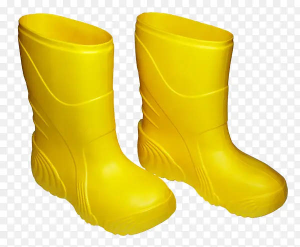 鞋类 黄色 雨靴
