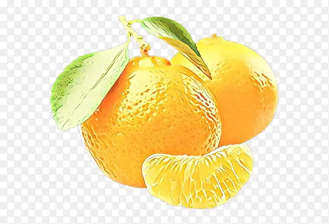 卡通 柑橘 水果