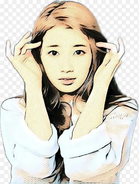 波普艺术 复古 面部