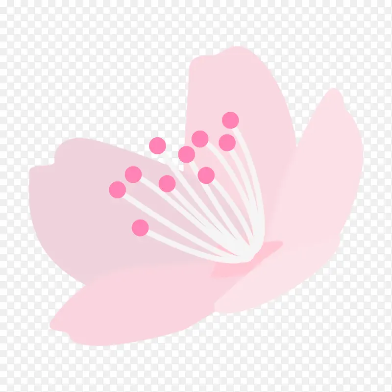 粉色 心形 花瓣