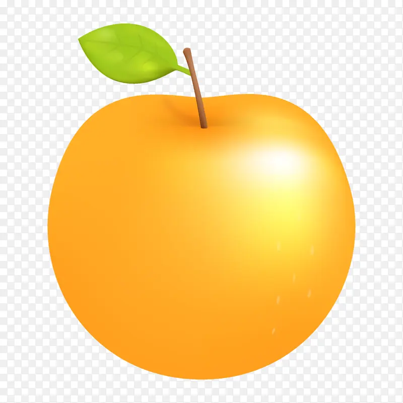 水果 橙子 黄色