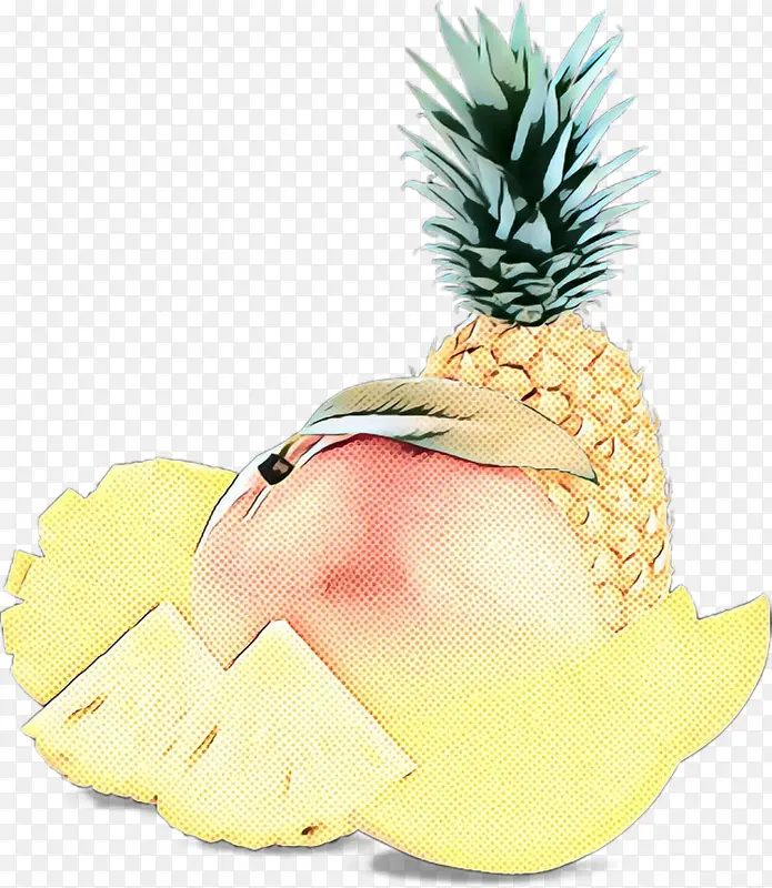 波普艺术 复古 菠萝