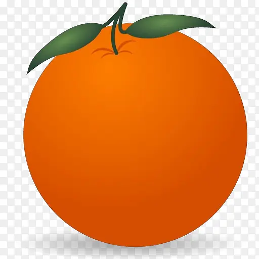 卡通 橘子 水果