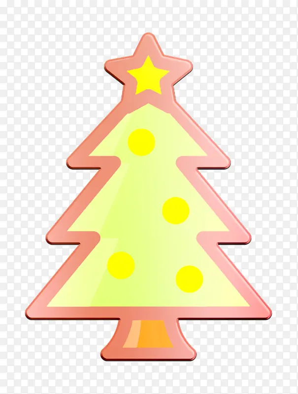 圣诞图标 装饰图标 松树图标