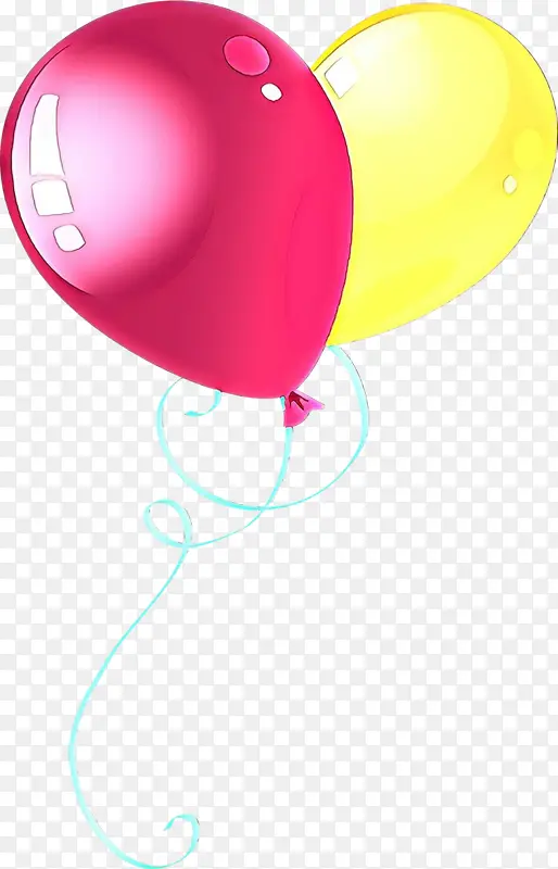 卡通 气球 粉色